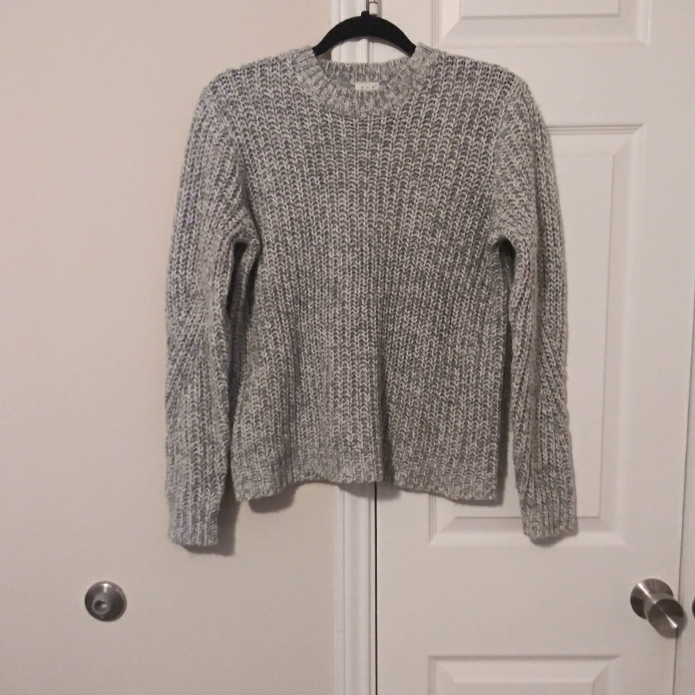 Gray sweater